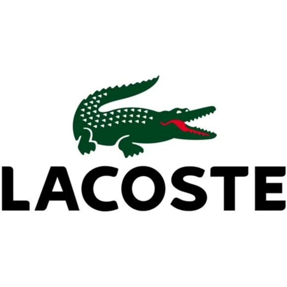 Lacoste Earrings Alligator Gold - Plated Metal Stud, Pair, For Men or Women Croc